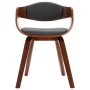 Sillas de comedor 4 unidades madera curvada y tela gris de , Sillas de comedor - Ref: Foro24-3054820, Precio: 708,85 €, Descu...