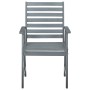 Sillas comedor de jardín 3 uds madera maciza acacia y cojines de , Sillas de jardín - Ref: Foro24-3064448, Precio: 288,28 €, ...