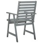 Sillas comedor de jardín 3 uds madera maciza acacia y cojines de , Sillas de jardín - Ref: Foro24-3064448, Precio: 288,28 €, ...