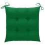 Sillas comedor de jardín 3 uds madera maciza acacia y cojines de , Sillas de jardín - Ref: Foro24-3064448, Precio: 288,28 €, ...