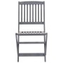 Sillas de jardín plegables 4 uds cojines madera maciza acacia de , Sillas de jardín - Ref: Foro24-3064567, Precio: 204,30 €, ...