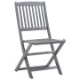 Sillas de jardín plegables 6 uds cojines madera maciza acacia de , Sillas de jardín - Ref: Foro24-3065439, Precio: 329,53 €, ...