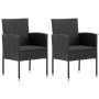 Juego de comedor de jardín 3 piezas negro de , Conjuntos de jardín - Ref: Foro24-3068724, Precio: 239,04 €, Descuento: %
