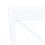Sillas de comedor 4 unidades madera maciza de caucho blanco en Sillas de comedor | Comprar online en Foru.es