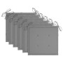 Sillas de jardín 6 unidades con cojines madera maciza de teca de , Sillas de jardín - Ref: Foro24-3073116, Precio: 679,37 €, ...
