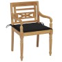 Sillas Batavia 6 unidades madera maciza de teca con cojines de , Sillas de jardín - Ref: Foro24-3073329, Precio: 752,23 €, De...