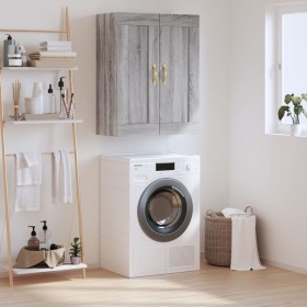 Armario de pared madera ingeniería gris Sonoma 69,5x34x90 cm de , Aparadores - Ref: Foro24-835016, Precio: 76,01 €, Descuento: %