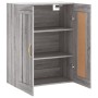 Armario de pared madera ingeniería gris Sonoma 69,5x34x90 cm de , Aparadores - Ref: Foro24-835016, Precio: 76,01 €, Descuento: %