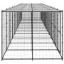 Perrera de exterior de acero con techo 29,04 m² de , Casetas y cercados para perros - Ref: Foro24-3082259, Precio: 2,00 €, De...