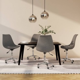 Sillas de comedor giratorias 4 unidades tela gris claro de , Sillas de comedor - Ref: Foro24-3085379, Precio: 226,38 €, Descu...