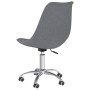 Sillas de comedor giratorias 4 unidades tela gris claro de , Sillas de comedor - Ref: Foro24-3085379, Precio: 226,38 €, Descu...