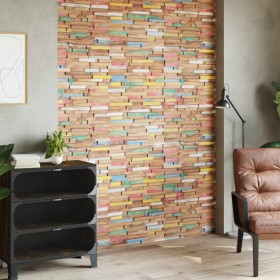 Paneles revestimiento pared 10 uds madera maciza teca 1,03 m² de , Recubrimiento de paredes - Ref: Foro24-326169, Precio: 65,...