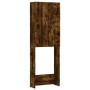 Armario de lavadora color roble ahumado 64x25,5x190 cm de , Accesorios para lavadoras y secadoras - Ref: Foro24-813191, Preci...