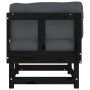 Sofás esquineros con cojines 2 uds madera maciza de pino negro de , Sofás modulares de exterior - Ref: Foro24-825454, Precio:...