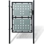 Puerta de valla de jardín negra 100x175 cm de , Puertas de jardín - Ref: Foro24-141686, Precio: 195,51 €, Descuento: %