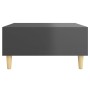 Mesa de centro madera contrachapada gris brillante 60x60x30 cm de , Mesas de centro - Ref: Foro24-805985, Precio: 44,13 €, De...