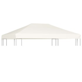 Toldo de cenador 310 g/m² 4x3 m blanco crema de , Cubiertas para carpas y cenadores - Ref: Foro24-44783, Precio: 84,53 €, Des...