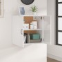 Armario pared madera contrachapada blanco brillo 60x31x60 cm de , Taquillas y armarios de almacenamiento - Ref: Foro24-812903...