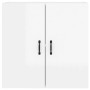 Armario pared madera contrachapada blanco brillo 60x31x60 cm de , Taquillas y armarios de almacenamiento - Ref: Foro24-812903...