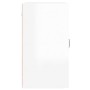 Armario pared madera contrachapada blanco brillo 60x31x60 cm de , Taquillas y armarios de almacenamiento - Ref: Foro24-812903...