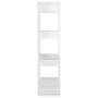 Estantería/divisor de espacios blanco brillante 80x30x123,5 cm de , Librerías y estanterías - Ref: Foro24-811580, Precio: 39,...