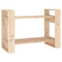Estantería/divisor de espacios madera maciza pino 80x35x56,5 cm de , Librerías y estanterías - Ref: Foro24-813894, Precio: 33...