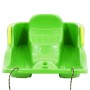 Trineo con frenos polipropileno verde 87x40x18 cm de , Trineos - Ref: Foro24-93715, Precio: 47,15 €, Descuento: %