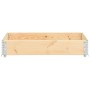 Collar de caja de pallet madera maciza de pino 50x100 cm de , Plataformas de carga y palés - Ref: Foro24-310052, Precio: 45,0...