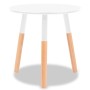 Set de mesas auxiliares 2 unidades madera maciza de pino blanco de , Mesas auxiliares - Ref: Foro24-244734, Precio: 64,95 €, ...