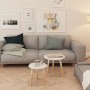 Set de mesas auxiliares 2 unidades madera maciza de pino blanco de , Mesas auxiliares - Ref: Foro24-244734, Precio: 64,95 €, ...