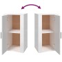 Aparador de madera contrachapada blanco brillante 40x33x70 cm de , Aparadores - Ref: Foro24-819414, Precio: 60,25 €, Descuent...