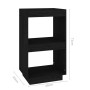 Estantería de madera maciza de pino negro 40x35x71 cm de , Librerías y estanterías - Ref: Foro24-810843, Precio: 48,70 €, Des...