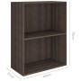 Estantería de madera de ingeniería gris Sonoma 60x31x78 cm de , Librerías y estanterías - Ref: Foro24-340213, Precio: 34,58 €...