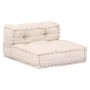 Puf modular de 4 plazas de tela beige de , Cojines para sillas y sofás - Ref: Foro24-249398, Precio: 848,96 €, Descuento: %