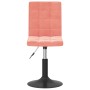 Sillas de comedor giratorias 6 unidades de terciopelo rosa de , Sillas de comedor - Ref: Foro24-3089305, Precio: 300,15 €, De...