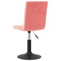 Sillas de comedor giratorias 6 unidades de terciopelo rosa de , Sillas de comedor - Ref: Foro24-3089305, Precio: 300,15 €, De...