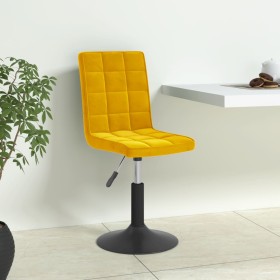 Sillas de comedor giratorias 6 uds terciopelo amarillo mostaza de , Sillas de comedor - Ref: Foro24-3089307, Precio: 358,79 €...