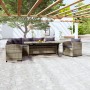 Set de muebles de jardín 3 pzas y cojines ratán sintético gris de , Conjuntos de jardín - Ref: Foro24-3098168, Precio: 844,35...