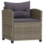 Set de muebles de jardín 3 pzas y cojines ratán sintético gris de , Conjuntos de jardín - Ref: Foro24-3098168, Precio: 844,35...