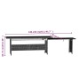 Set de muebles de jardín 3 pzas y cojines ratán sintético gris de , Conjuntos de jardín - Ref: Foro24-3098168, Precio: 844,35...