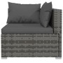 Set de muebles de jardín 9 pzas y cojines ratán sintético gris de , Conjuntos de jardín - Ref: Foro24-3101517, Precio: 1,00 €...