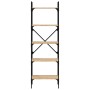 Librería de 5 estantes madera roble Sonoma 56x31,5x174 cm de , Librerías y estanterías - Ref: Foro24-833344, Precio: 61,88 €,...