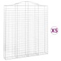 Cestas de gaviones 5 uds forma de arco hierro 200x30x220/240 cm de , Maceteros y jardineras - Ref: Foro24-3145559, Precio: 64...