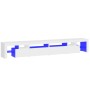 Mueble de TV con luces LED blanco 260x36,5x40 cm de , Muebles TV - Ref: Foro24-3152818, Precio: 192,41 €, Descuento: %