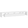 Mueble de TV con luces LED blanco 260x36,5x40 cm de , Muebles TV - Ref: Foro24-3152818, Precio: 192,41 €, Descuento: %
