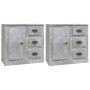 Aparadores 2 uds madera contrachapada gris hormigón de , Aparadores - Ref: Foro24-3185227, Precio: 207,06 €, Descuento: %