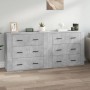 Aparadores 2 uds madera contrachapada gris hormigón de , Aparadores - Ref: Foro24-3185411, Precio: 188,51 €, Descuento: %