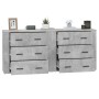 Aparadores 2 uds madera contrachapada gris hormigón de , Aparadores - Ref: Foro24-3185411, Precio: 188,51 €, Descuento: %