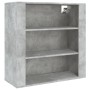 Aparador alto madera contrachapada gris hormigón de , Aparadores - Ref: Foro24-3185395, Precio: 168,61 €, Descuento: %