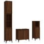 Set de muebles baño 3 pzas madera contrachapada roble marrón de , Muebles de baño - Ref: Foro24-3185596, Precio: 221,31 €, De...